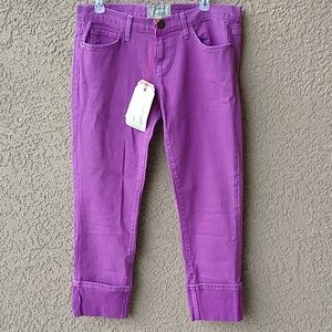 NWT Current/Elliott The Beatnik Jean Purple 29